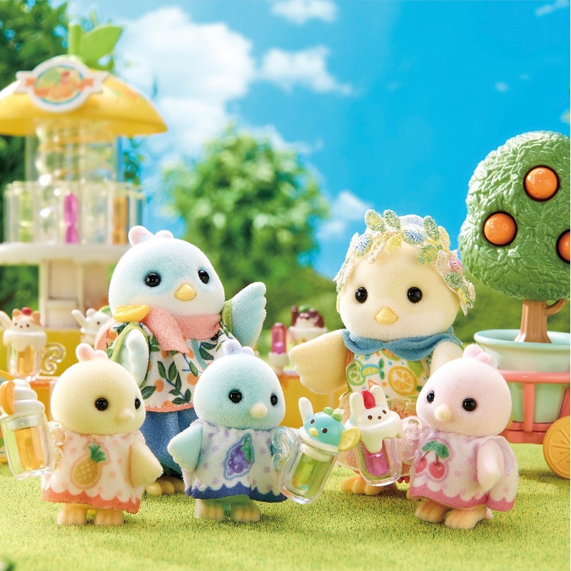 Sylvanian Families Citrus Bird Family Set