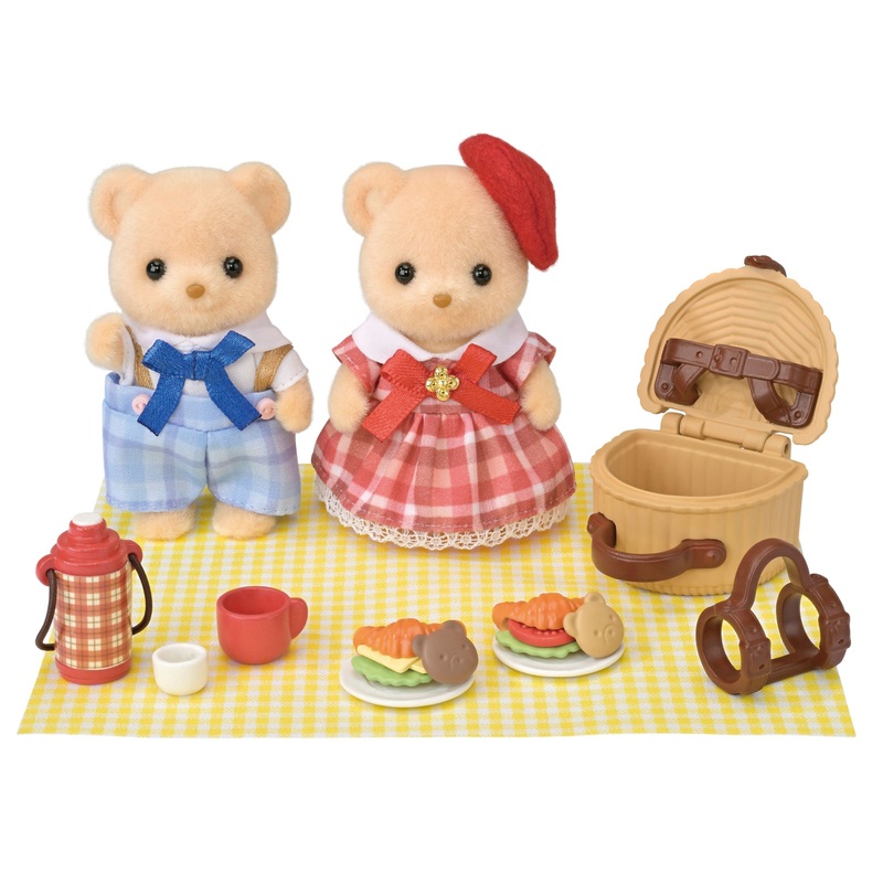 Sylvanian Families Biscuit Bear Sister & Brother Set