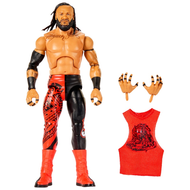 WWE Elite Collection Serie 125 Actiefiguur Jacob Fatu 15 cm