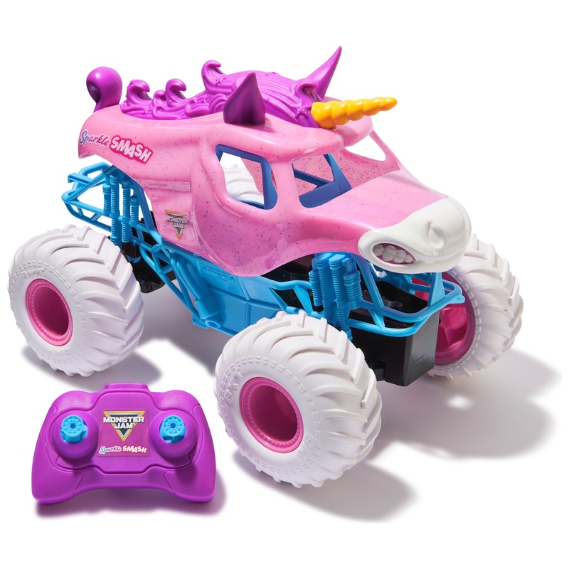 Monster Jam 1:15 Remote Control Sparkle Smash Monster Truck