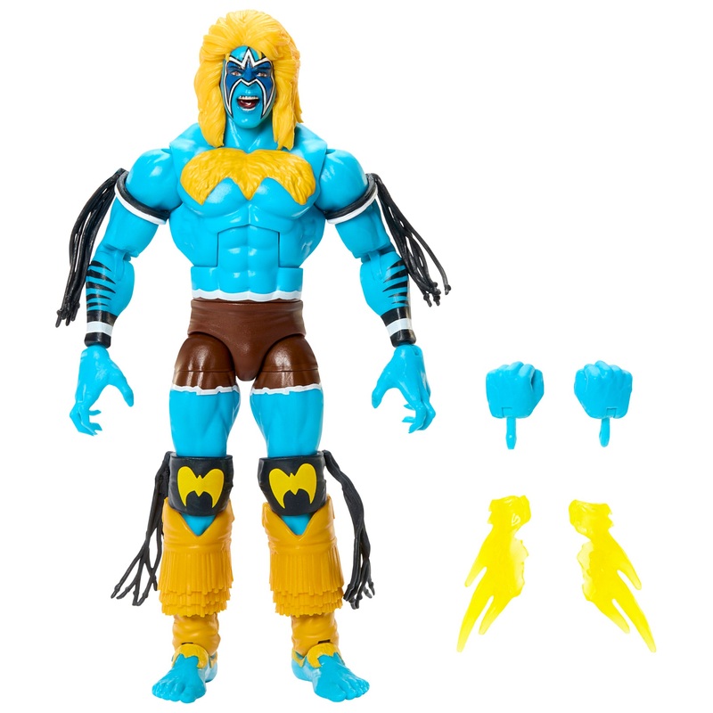 WWE Elite Collection X Street Fighter Action Figures Ultimate Warrior as Blanka