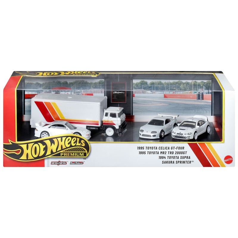 Hot Wheels Premium Collector Display Set Toyota 4 Pack
