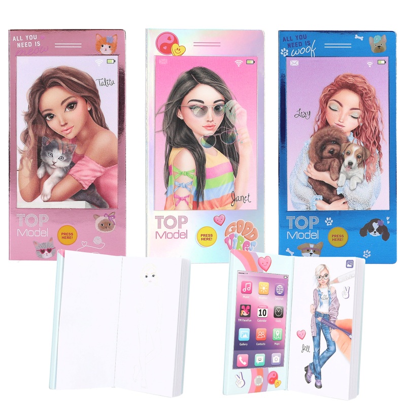 TOPModel Mini Kleurboek met Geluid assorti