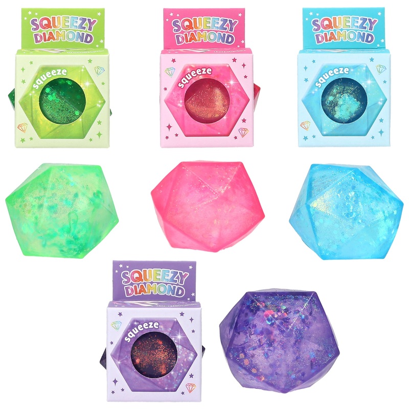 Ylvi Squeezy Diamond Stressbal assorti