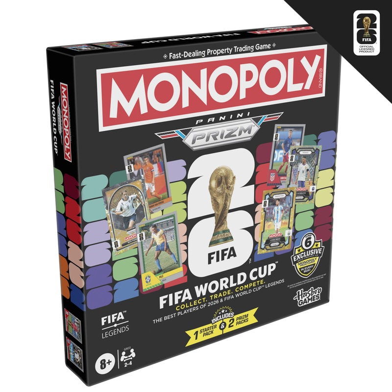 Monopoly Panini Prizm: FIFA World Cup Edition Board Game