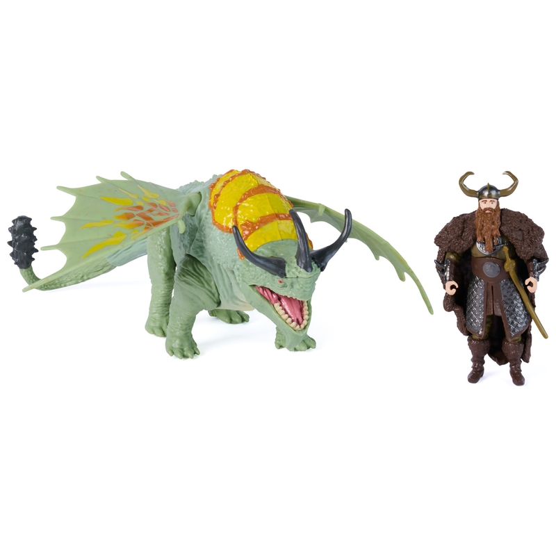 Dreamworks How to Train Your Dragon Action Figures Rumblehorn & Stoick 2 Pack