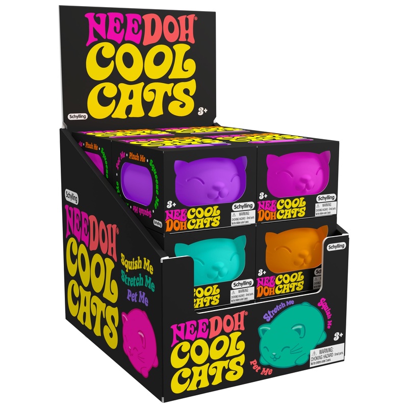 NeeDoh Cool Cats Quetschspielzeug sortiert