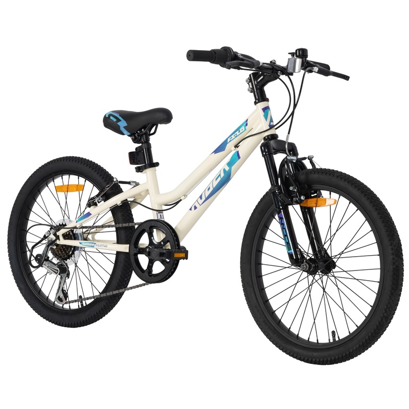 20 Inch Mountainbike Avoca Kinderfiets wit en blauw