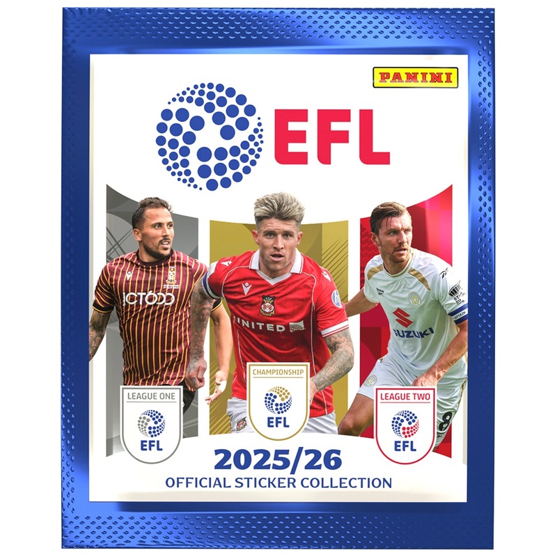 Panini EFL 2025/26 Official Sticker Collection Packet Assortment