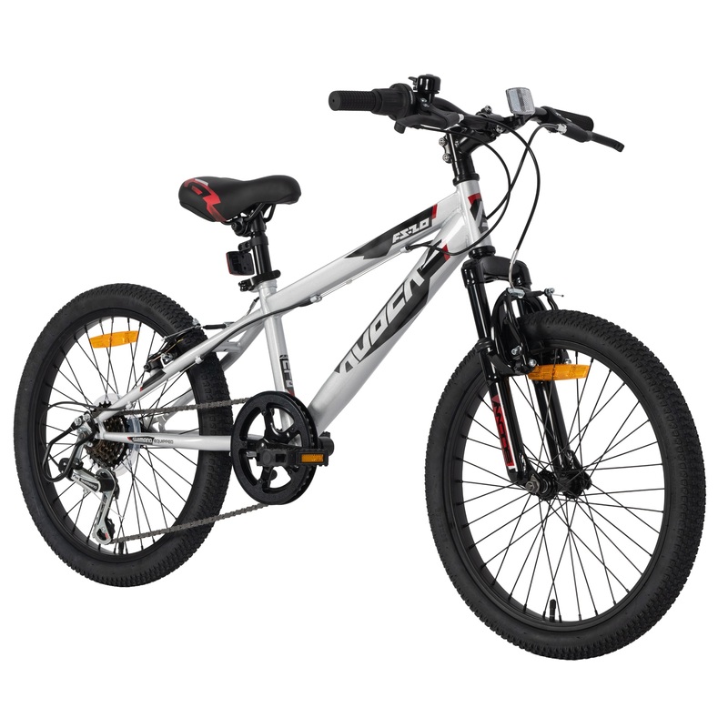 20 Inch Fiets Avoca Kinderfiets FS20 zilver/zwart