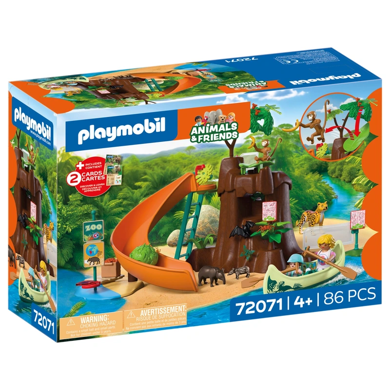PLAYMOBIL Állatok és barátok 72071 Állatkert: Dzsungel kaland – fő nézet