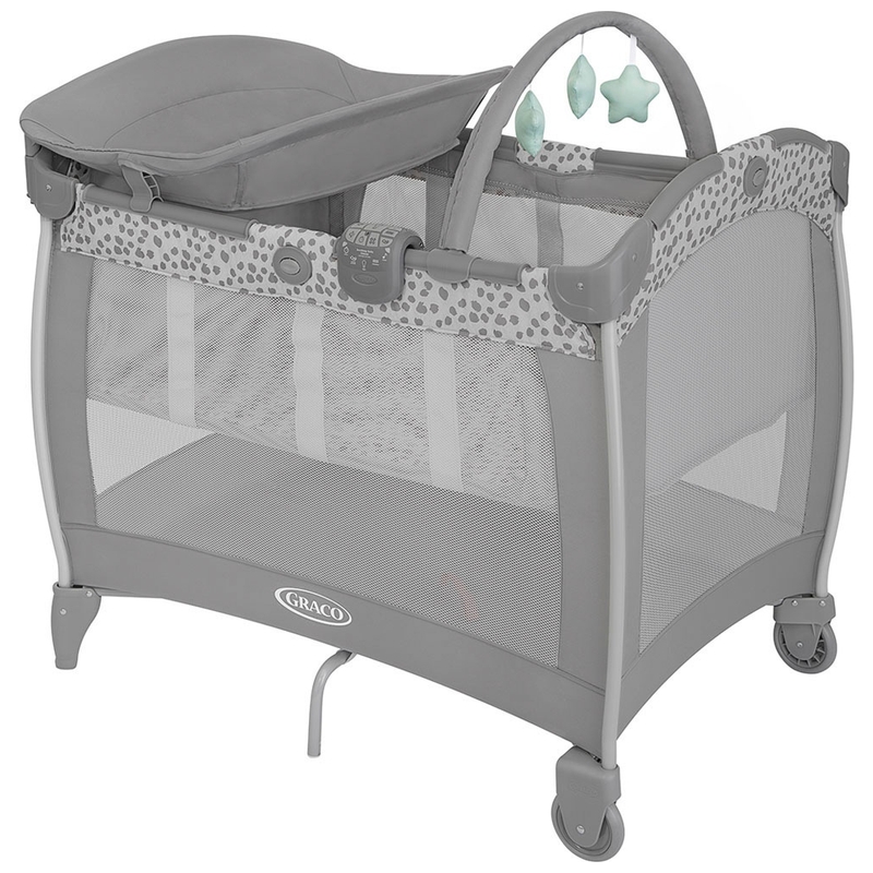 Graco Sightseer Travel Cot Grey