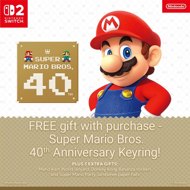 Mario 40th Anniversary Gift with Purchase
