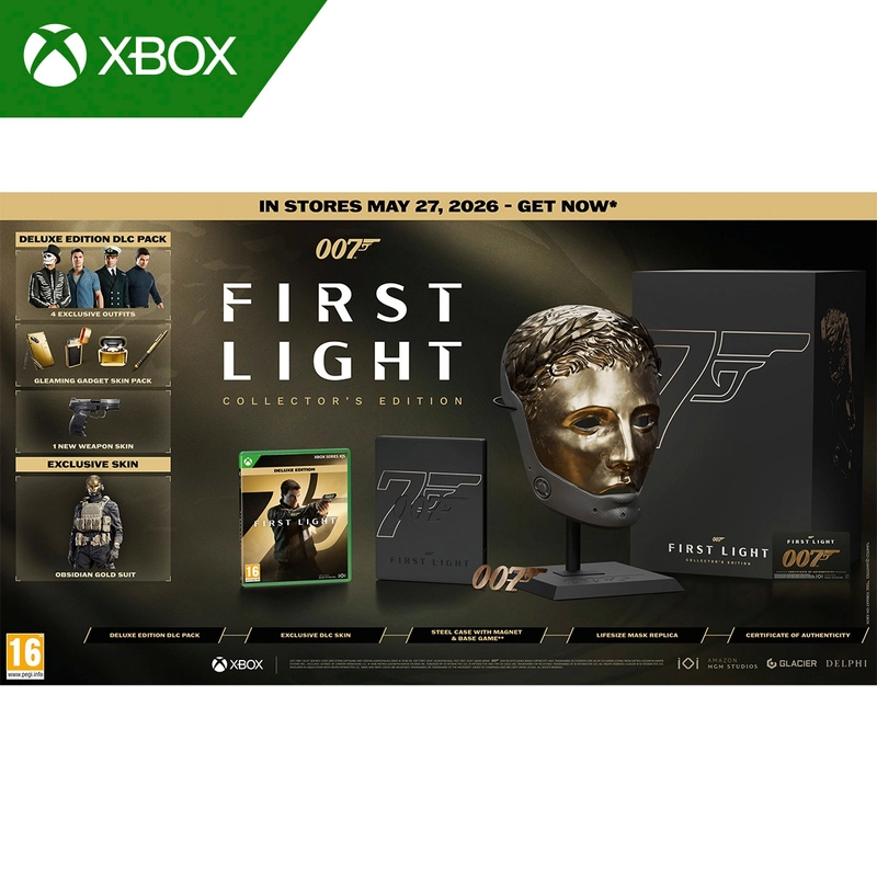 007 First Light Collectors Edition Xbox Series X box