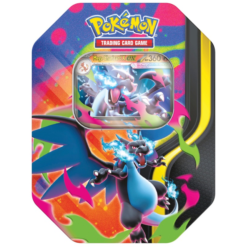 Pokémon Trading Card Game (TCG): Mega Charizard ex Tin Assortment