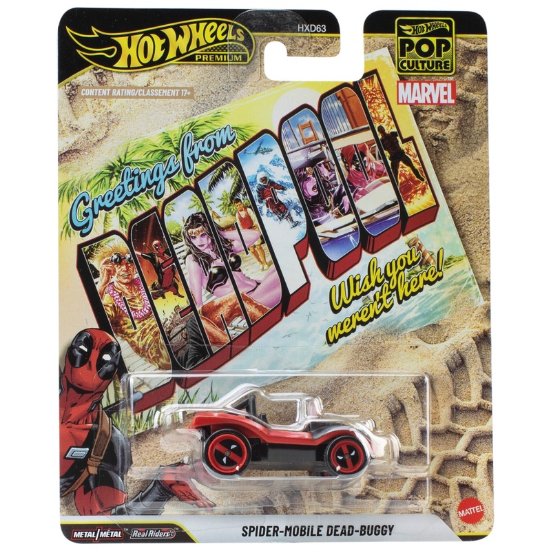 Hot Wheels Voiture jouet de collection Premium Car Culture, échelle 1:64 Corvette C8 R, véhicule de course avec pneus de vrais cavaliers