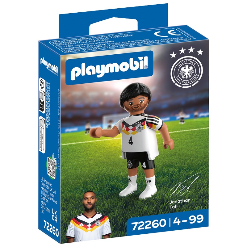 Playmobil 71872 - Jonathan Tah N.4 - DFB Stars EM 2024 - Edizione Limitata, Nuovo