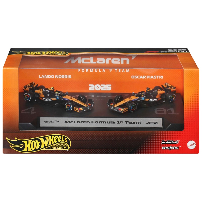 Hot Wheels Premium McLaren Formula 1 Team 2 Pack