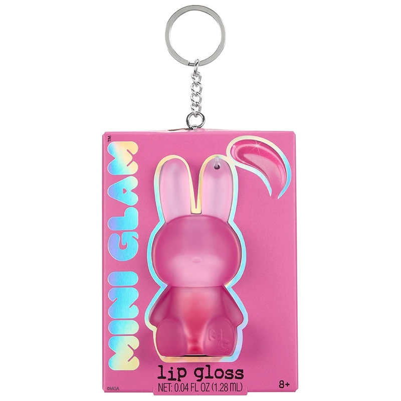 Mini Glam Bunny Lip Gloss Keyring Assortment