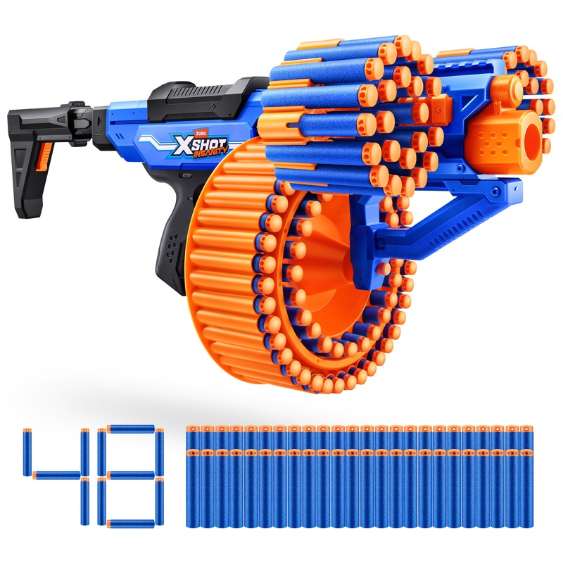 XSHOT by ZURU Insanity Blaster Blitz Hammer with 48 Darts | Smyths