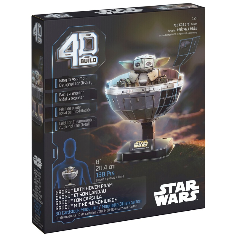 4D Build Star Wars Grogu in Carrier 3D Puzzle 138 Piece
