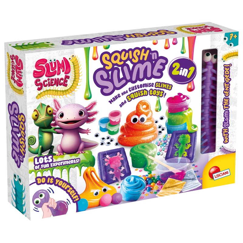 Slumi Science 2-in-1 Squish 'N Slime Set