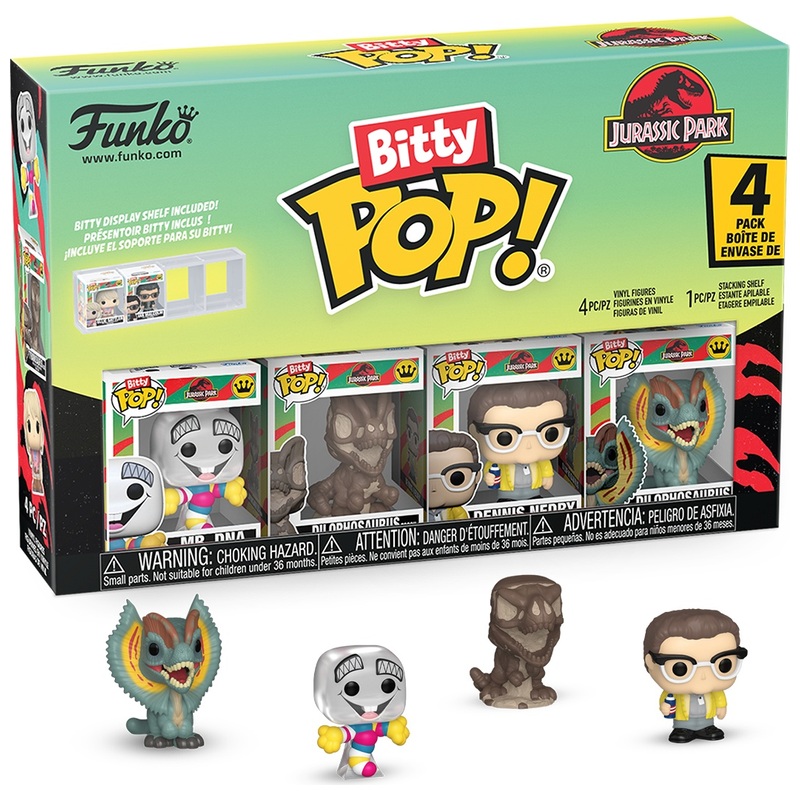 Funko Pop『プリーチャー』4体セット ジェシー チューリップ キャシディ Funko Bitty POP! Figuren Jurassic Park Mr. DNA 4-Pack assorti