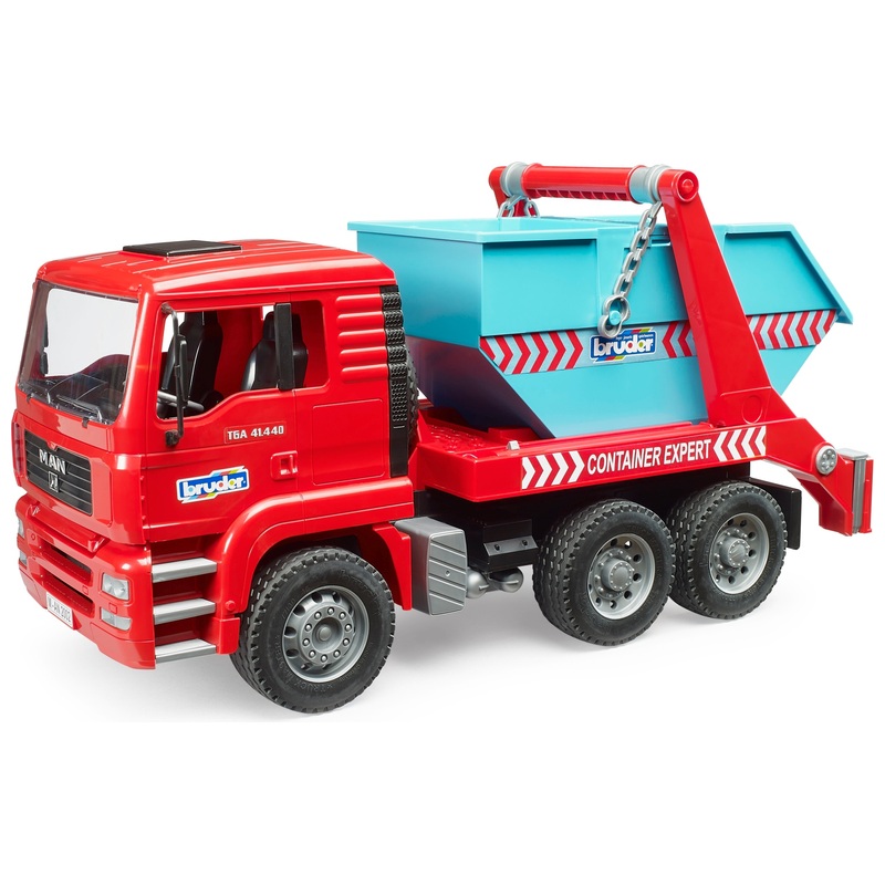 Bruder MAN TGA Skip Container Truck