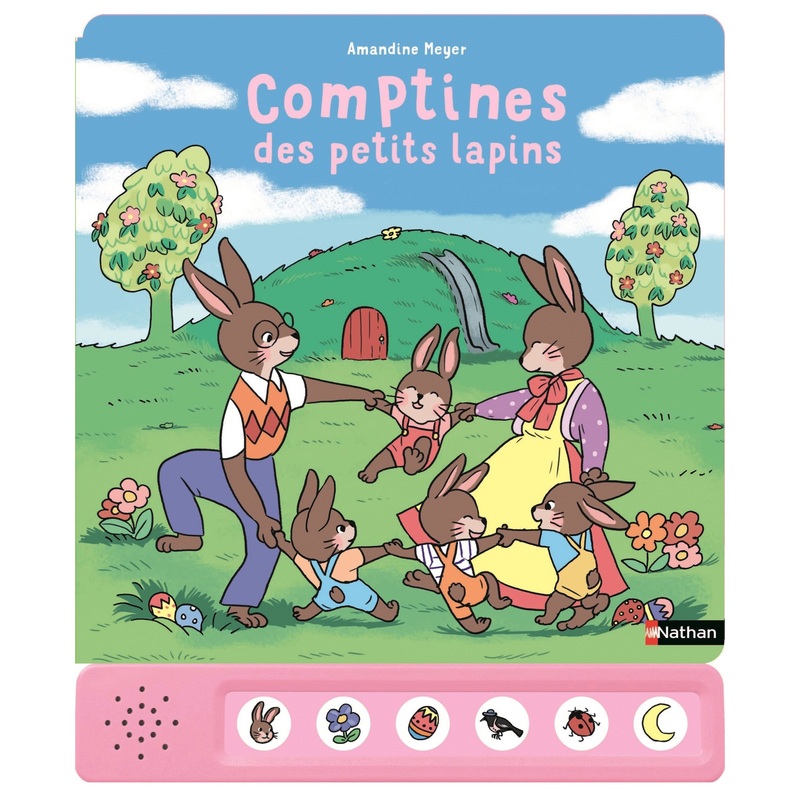 Petit Nathan - Livre Sonore Comptines des Petits Lapins