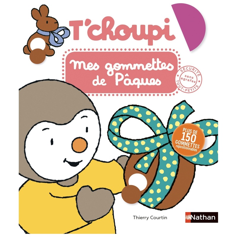 T'choupi - Livre Mes Gommettes de Pâques