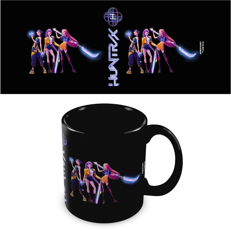 KPop Demon Hunters Huntrix Black Mug 11oz