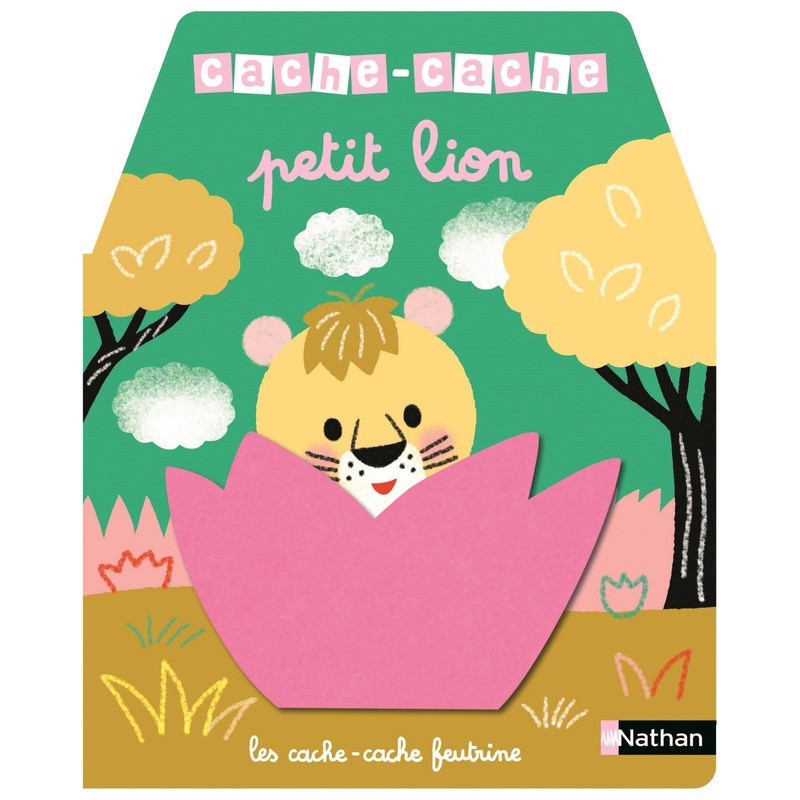 Nathan - Livre Cache-Cache Petit Lion