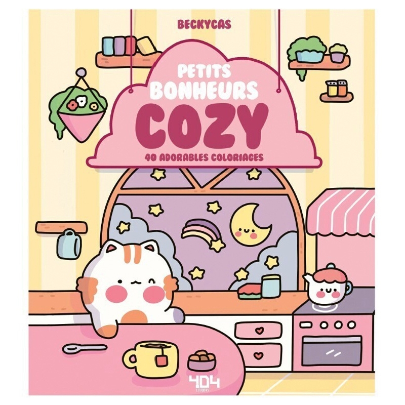 Livre de Coloriage Petits Bonheurs Cozy