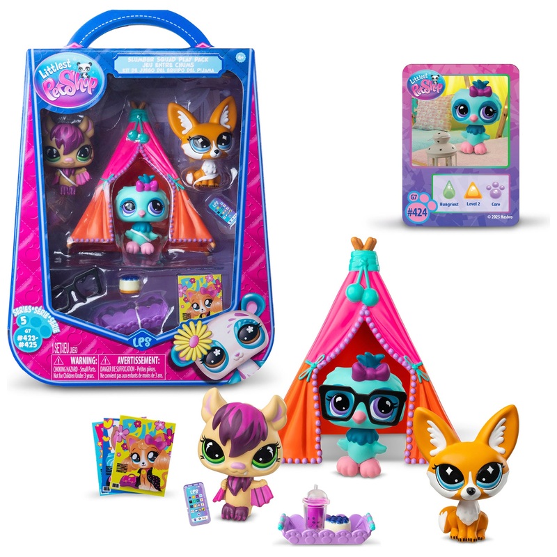 Littlest Pet Shop Slumber Squad Play Pack