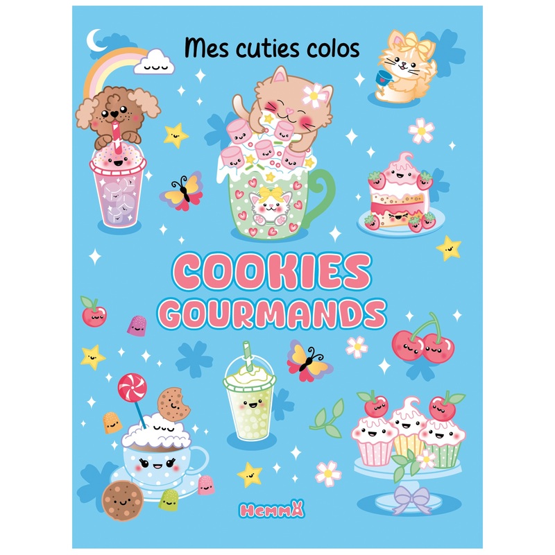 Mes Cuties Colos - Livre de Coloriage Cookies Gourmands