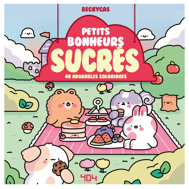 Livre de Coloriage Petits Bonheurs Sucrés