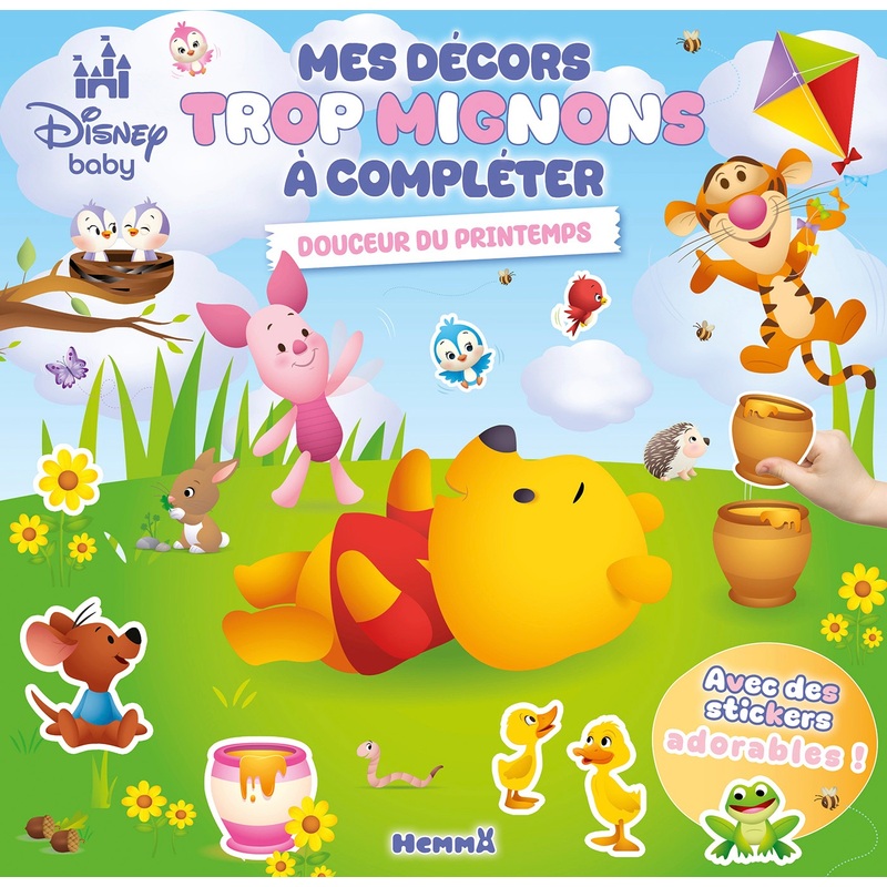 Disney - Livre d'Autocollants Mes Décors Trop Mignons Douceurs du Printemps