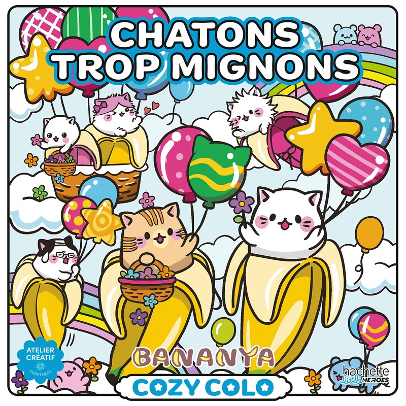 Cozy Colo - Livre de Coloriage Chatons Trop Mignons