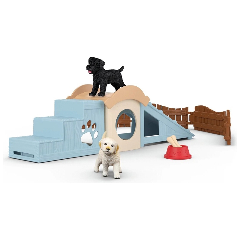 schleich Farm World 42763 Puppy Playtime Set