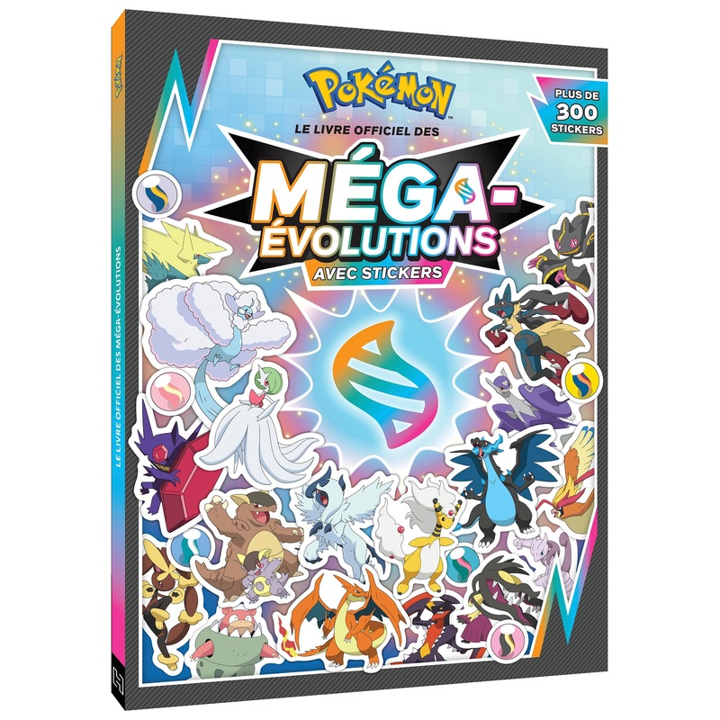 Pokémon - Livre Méga Évolution 300 Stickers