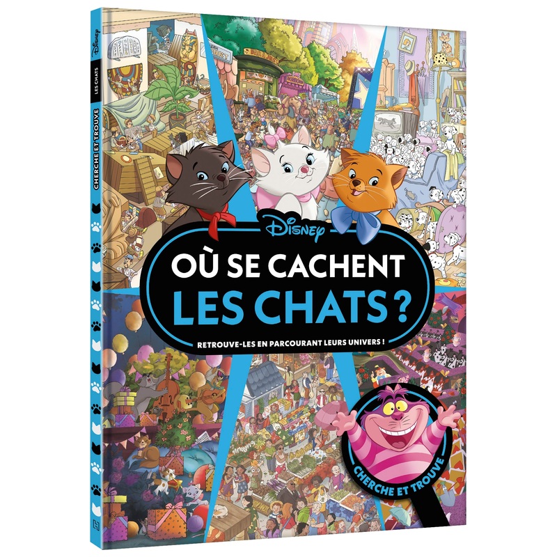 Disney - Livre Cherche Et Trouve Où Se Cachent Les Chats ?