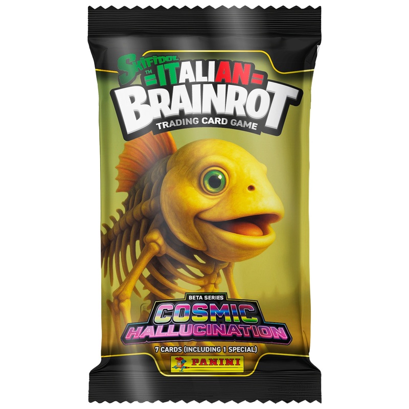 Skifidol Italian Brainrot Trading Cards: Cosmic Hallucination Booster Pack Assortment