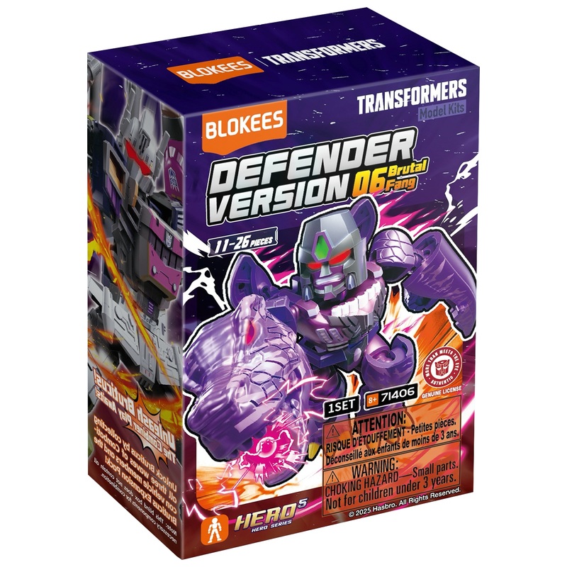 Blokees Transformers Figures Defender Version 06 Brutal Fang Assortment