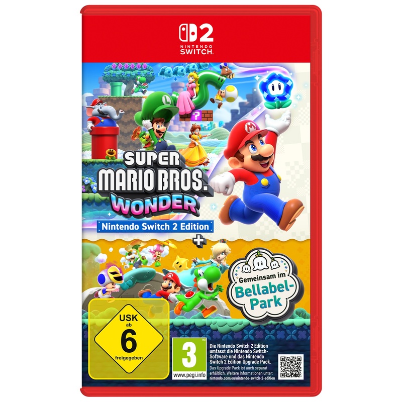 Nintendo Switch 2 Spiel Super Mario Bros. Wonder + Gemeinsam im Bellabel-Park