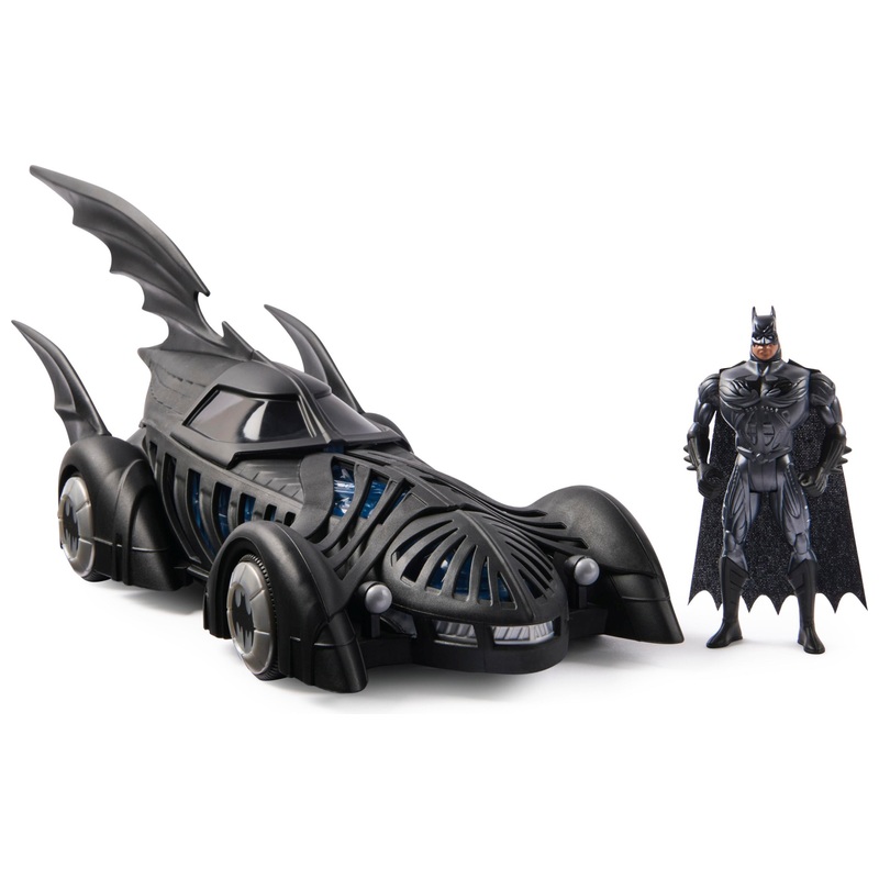 DC Comics - Batman Forever Coffret Retro Collection Batmobile avec Figurine Batman