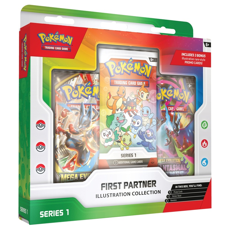 Pokémon Trading Card Game (TCG): First Partners Illustration Collection Series 1