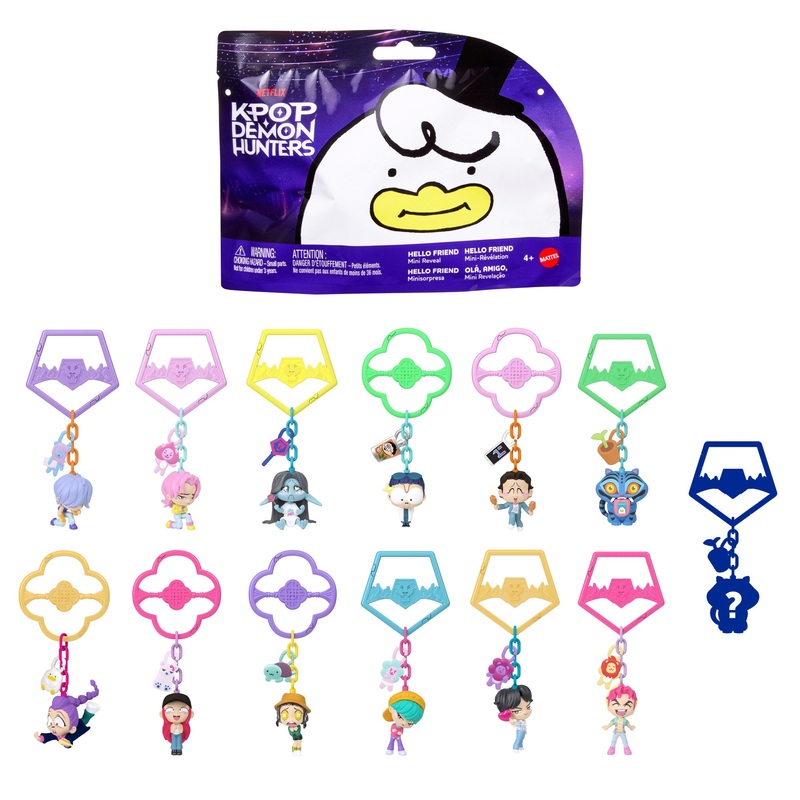 Netflix KPop Demon Hunters Hello Friend Character Keychain Assortment