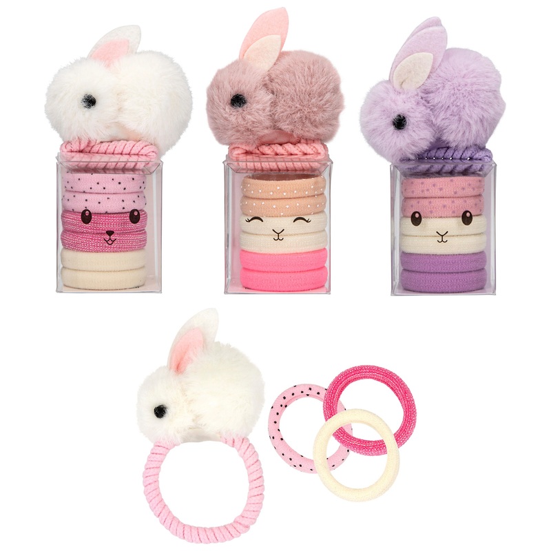 Princess Mimi Haargummi Set mit Häschen Topper sortiert