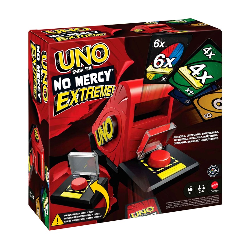 UNO Show 'em No Mercy Extreme Kaartspel met Kaartwerper
