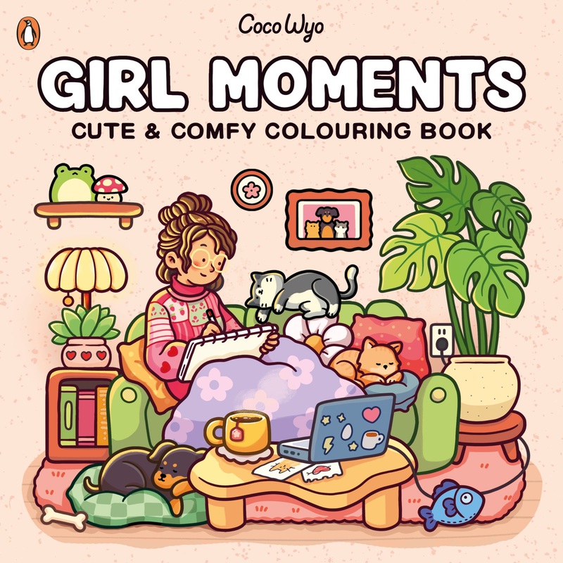 Coco Wyo Girl Moments Colouring Book
